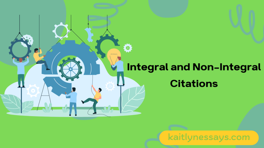 Integral and Non-Integral Citations