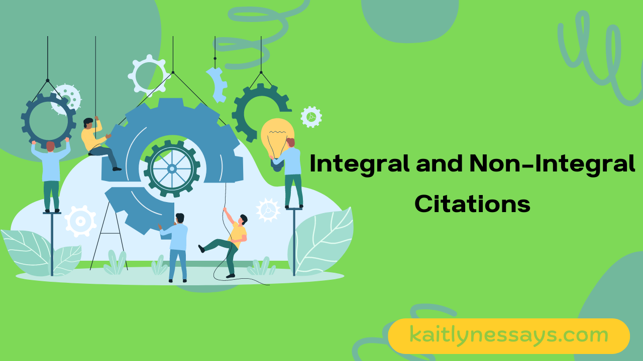 Understanding Integral and Non-Integral Citations in Academic Writing