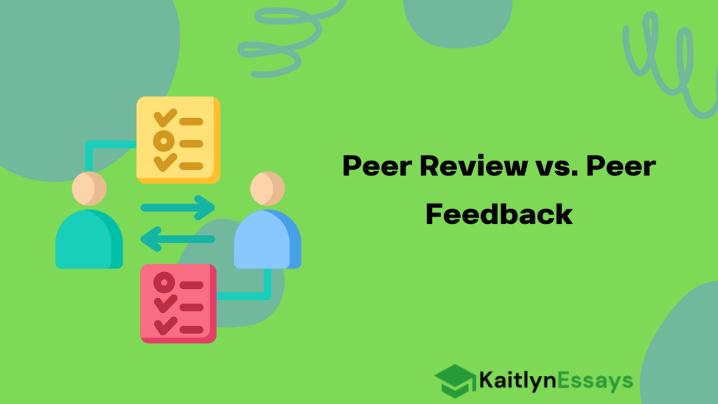 Peer Review and Peer Feedback