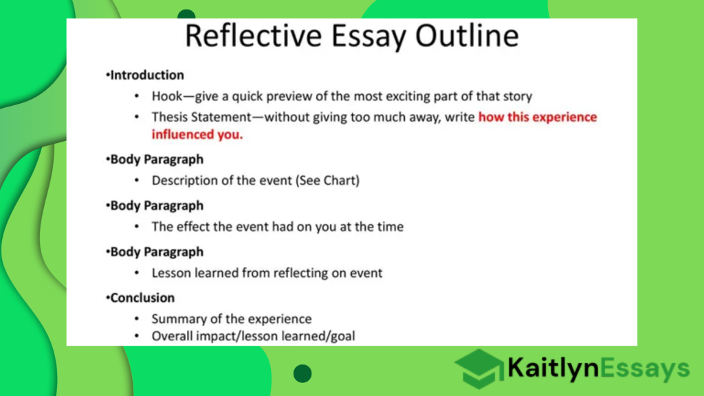 Reflection Paper Format/Outline